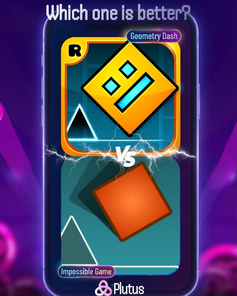 Before Geometry Dash, we had Impossible Game.

Which one is the better game? 👾