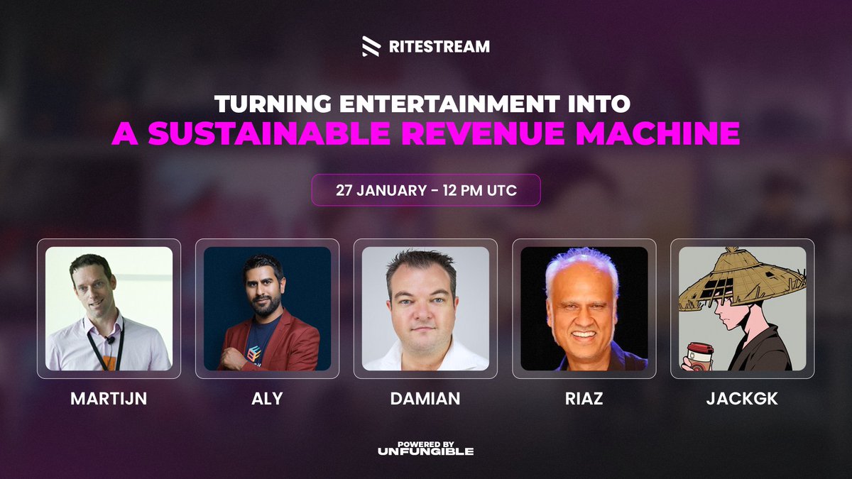 Join <a href="/aly_madhavji/">Aly Madhavji</a> and the founders of <a href="/ritestream_io/">ritestream</a> as they talk about the past, present and future of streaming, media and ads.

📅 27 Jan 2026, 12am till 1pm
📍X-Spaces on <a href="/ritestream_io/">ritestream</a> profile