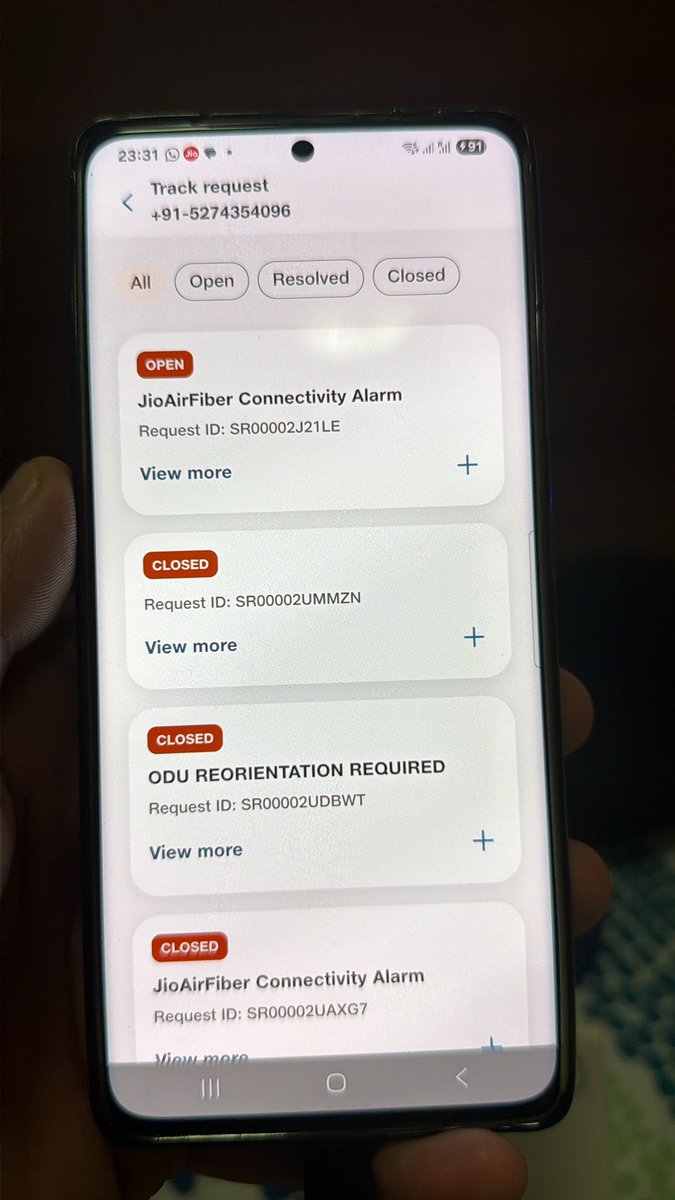 MishrAnkit3's tweet photo. @JioCare No engineer visit but all complaints resolved by magic https://t.co/QcrrW3rlSa