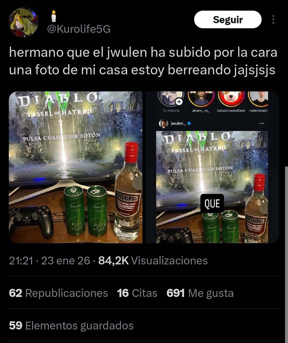 Getbakert's tweet image. Lo de este tipo es increíble. 80 millones de veces lo agarraron plagiando videos, tweets, dibujos, o de plano apropiándose de hasta fotos. No tardó nada en borrar la foto. Lo de JWulen ya es digno de estudiarse...