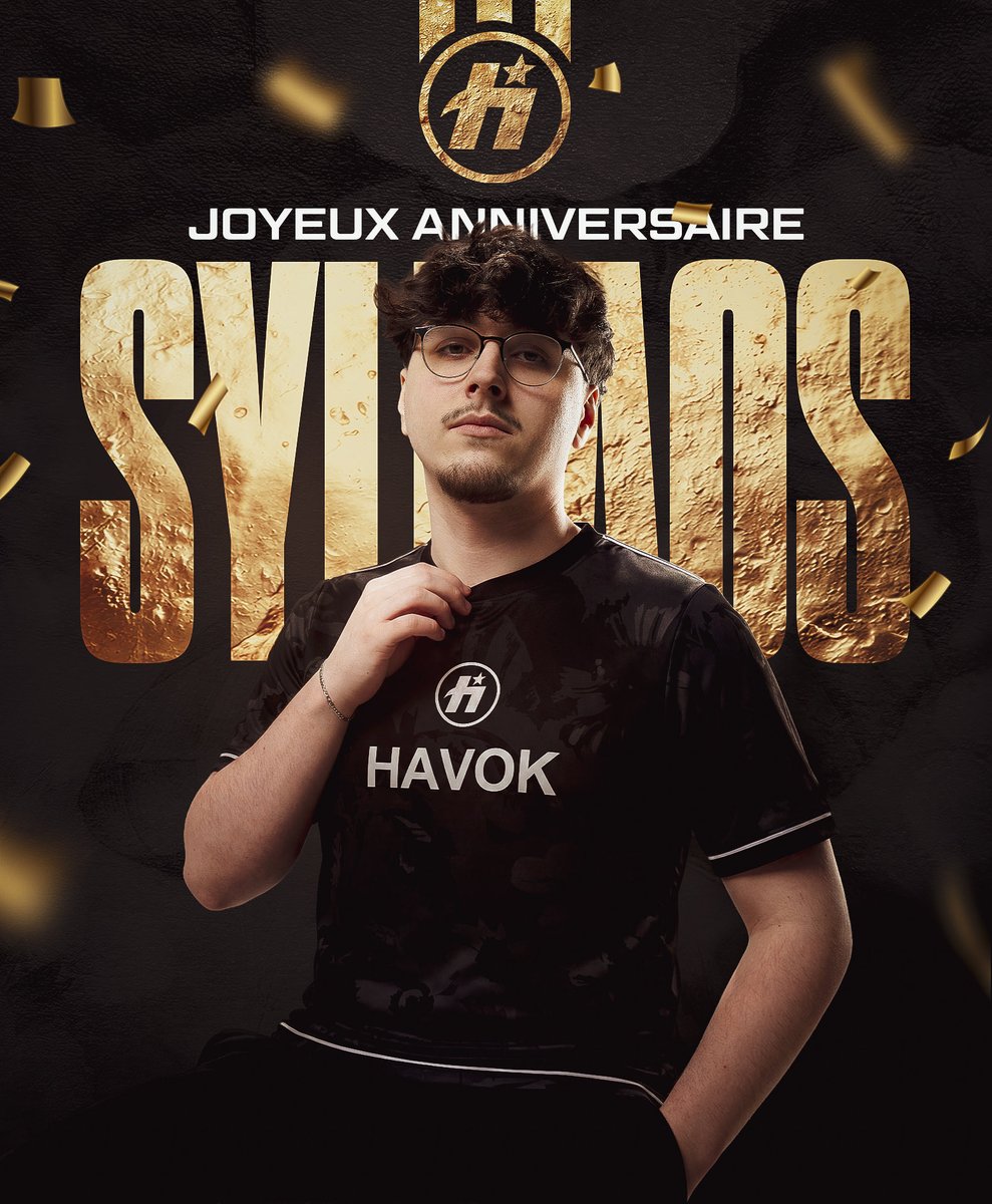 C’est l’anniversaire de notre Général Manager ⁦<a href="/Sylkaos/">Sylkaos</a>⁩ 🥳🎂 

Toute l’équipe lui souhaite un joyeux anniversaire ! 🎉