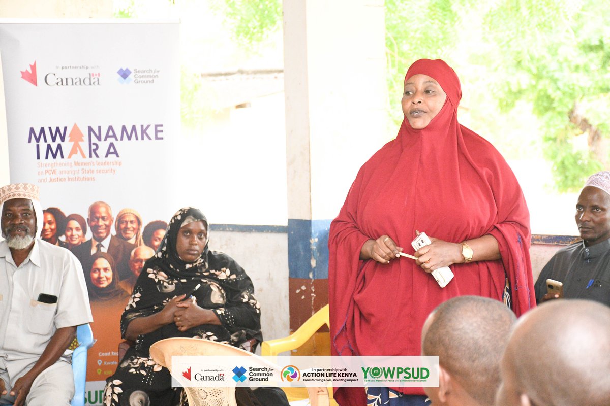 actionlife_Ke's tweet image. Women from the #MwanamkeImara Project led a powerful community dialogue in Witu, bringing together peace committees, youth, and security actors to defuse rising farmer–herder tensions. Their leadership strengthened early warning systems.
#WomenLeadPeace #LamuForPeace