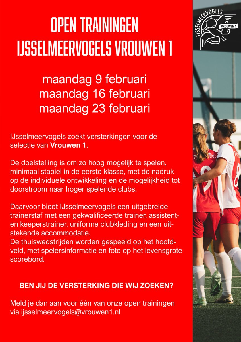 IJsselmeervogels VR1 zoekt versterking