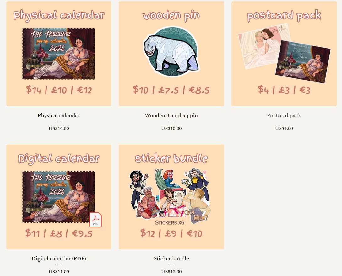 The Terror Pin-up 2026 tweet media