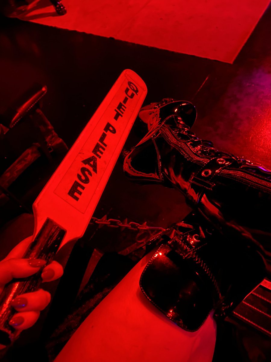 Mistr3ss2's tweet image. Discipline in session, Lesson will be learned.