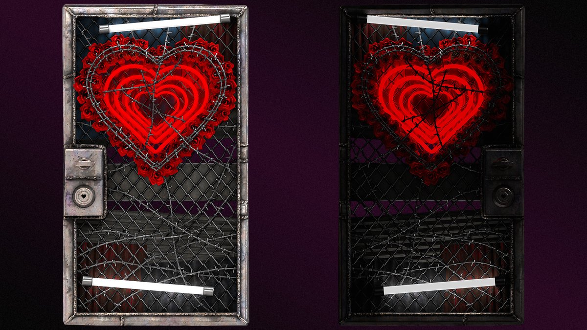 Barbed Love Door for #LoveHurts2026 <a href="/playrust/">Rust</a> 
1 ver - steamcommunity.com/sharedfiles/fi…
2 ver - steamcommunity.com/sharedfiles/fi…