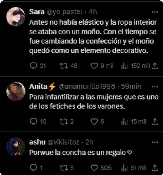 Tres tipos de mujeres