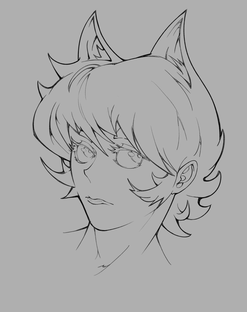 DuskPulp's tweet photo. Practicing lineart https://t.co/ZUIsqdb59e