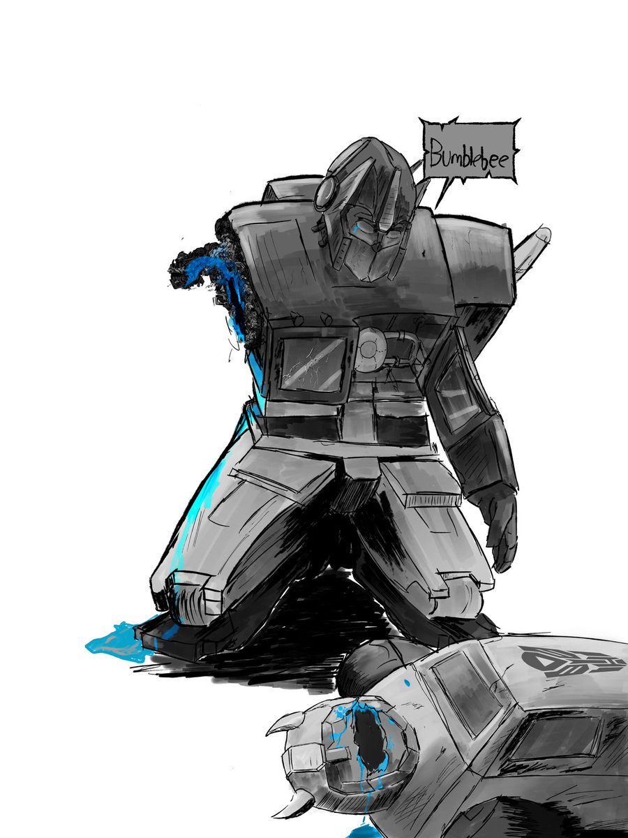 Digital Drawings P9 
Optimus prime’s diffıcult moment

#Transformers #TransformersSkybound #OptimusPrime #bumblebee