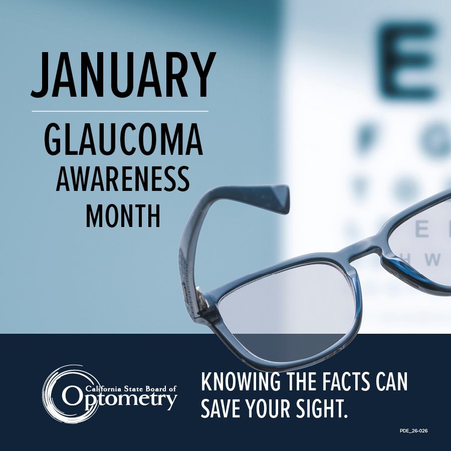 CAOptometry's tweet photo. January is Glaucoma Awareness Month. Glaucoma often has no early symptoms and can cause irreversible vision loss. Protect your sight, schedule a comprehensive eye exam with a licensed optometrist today.
Learn more:
• https://t.co/IkJphYgnqN
• https://t.co/2b2BDvbF1R https://t.co/3s3ZkkRbMo