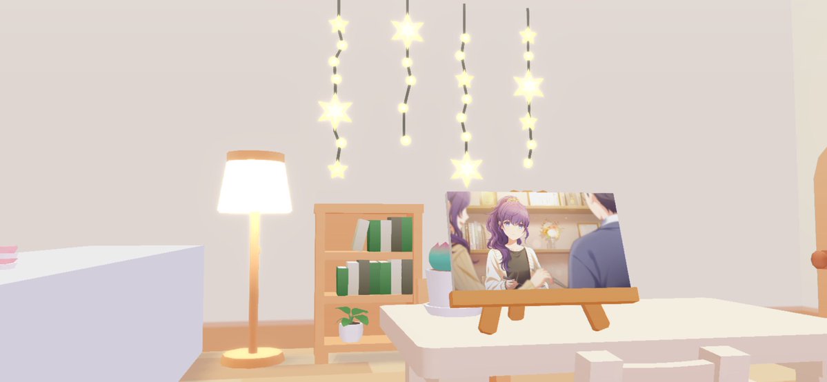 Meshij4's tweet image. 家の一階は❄️の家のリビングが再現されております
#朝比奈まふゆ誕生祭2026
#マイセカイ百景