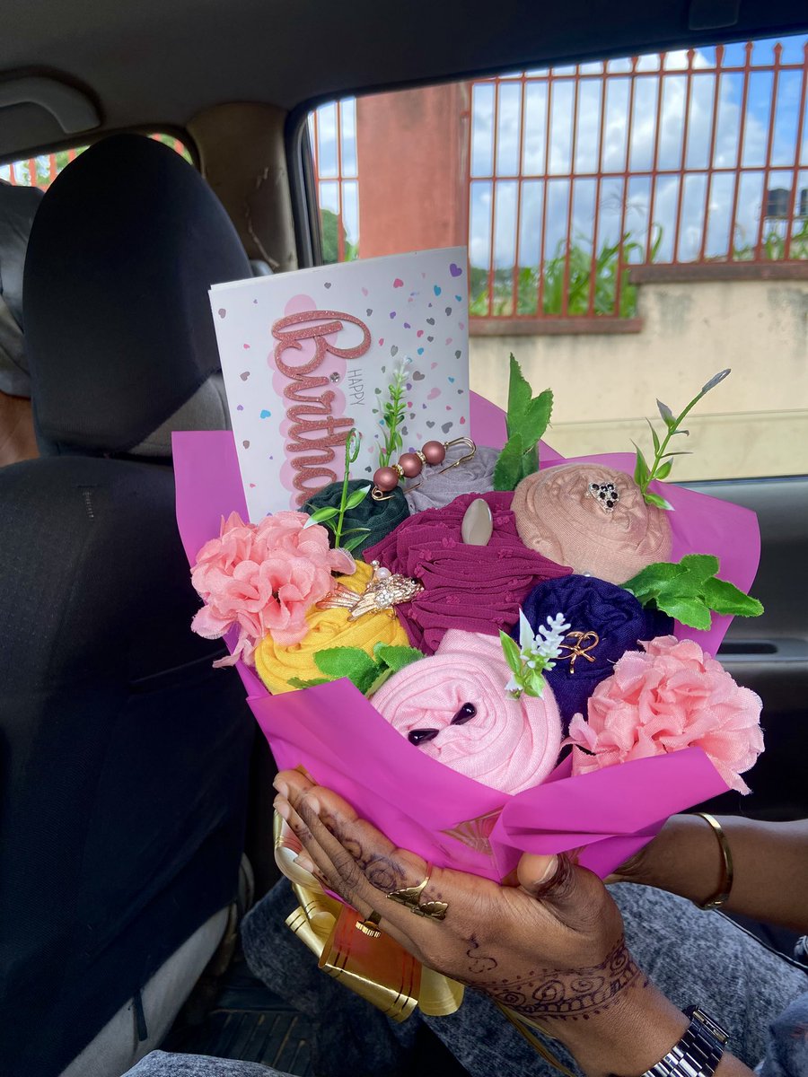Ever received a scarf bouquet before?
Let’s put a smile together On your female loved ones 

Get a scarf bouquet for as low as #18,000