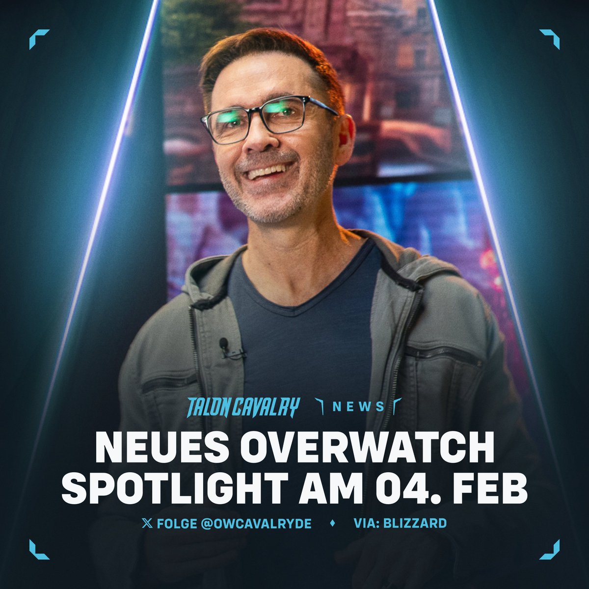 Das nächste Kapitel von #Overwatch2 beginnt 📙

Schaue das Overwatch Spotlight am 4. Februar, mit großen Vorstellungen in den Themen Helden, Karten und Gameplay Features.