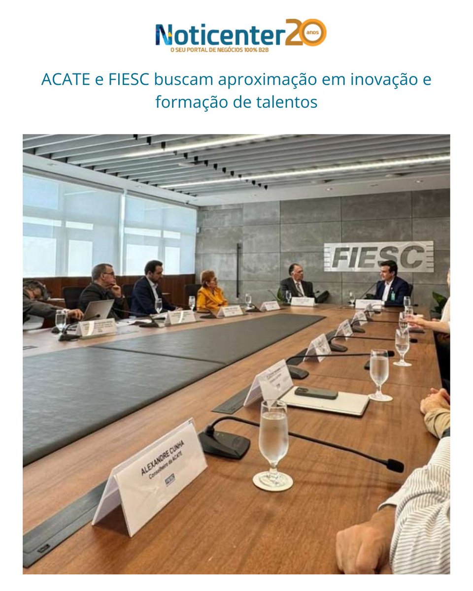 noticenter's tweet image. A FIESC e a ACATE estão buscando uma aproximação para uma agenda estratégica de fortalecimento da inovação no estado.

🔗 Saiba mais:

noticenter.com.br/n.php?ID=41594…

#noticenter #NotíciasSC #fiesc #acate #santacatarina