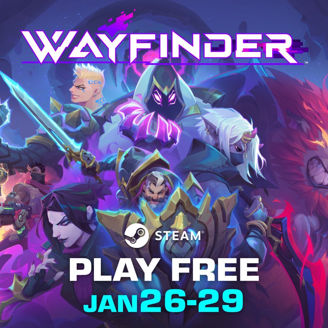 If you haven’t jumped into Wayfinder before, NOW is the TIME! 🔥

WAYFINDER is 💸#FREE 💸 TO TRY this week on #Steam AND when you love it, you can buy it at 70% off!! #coop #arpg