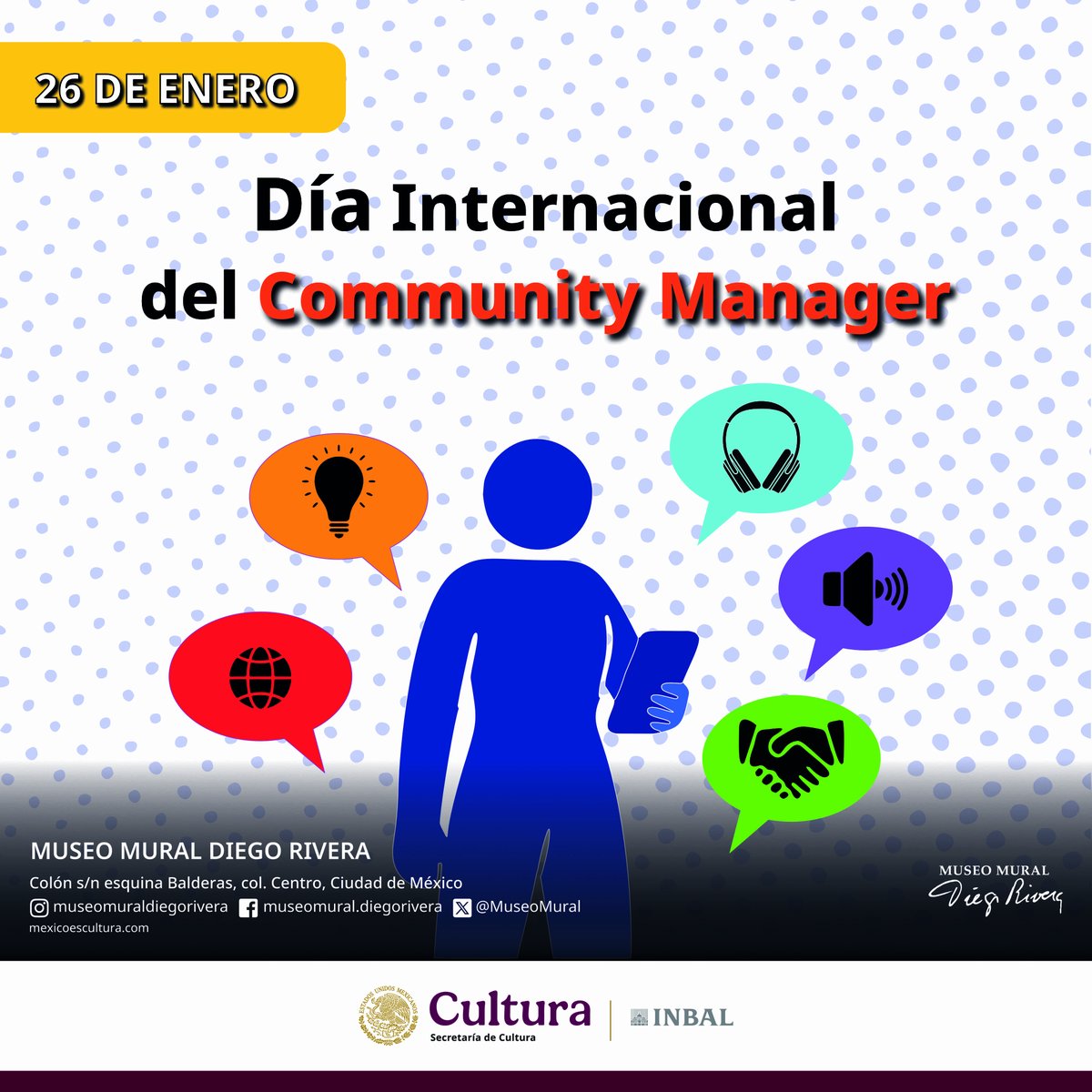 El #MMDR celebra el día del Community Manager, mediador entre el patrimonio y la comunidad.
Su labor consiste en traducir el valor histórico, artístico y simbólico de las colecciones a los lenguajes digitales, generando diálogo, participación y sentido de pertenencia.