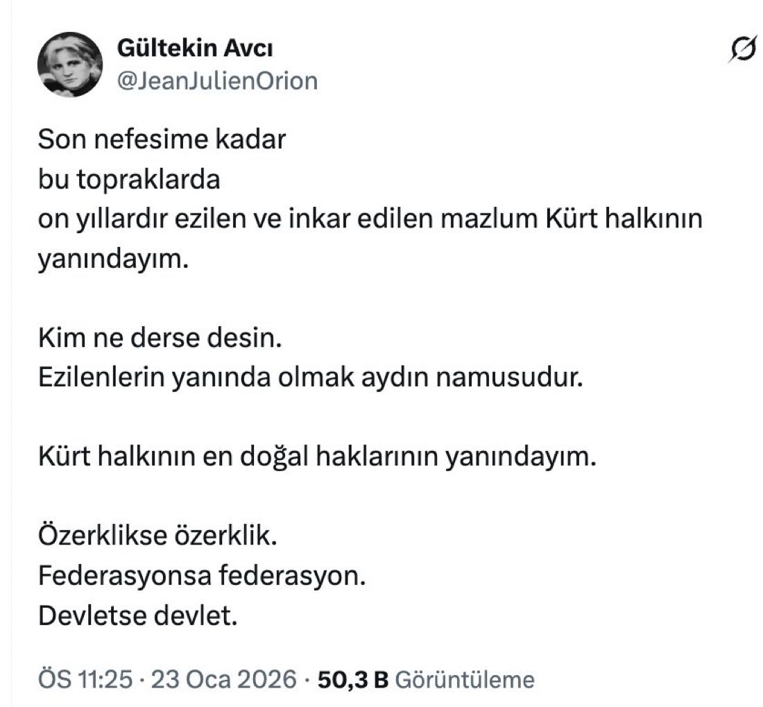ajans_muhbir's tweet photo. Uzun yıllar Türkiye Cumhuriyeti’nde savcılık yapan Gültekin Avcı’nın korkunç paylaşımı: https://t.co/MkG13MJ9dw