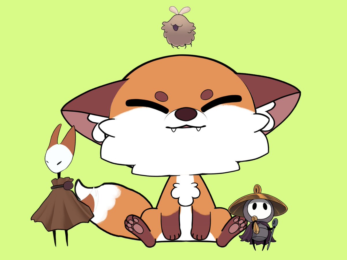 We have all our lil companions with us today for more Silksong <3

twitch.tv/jayredfoxvt