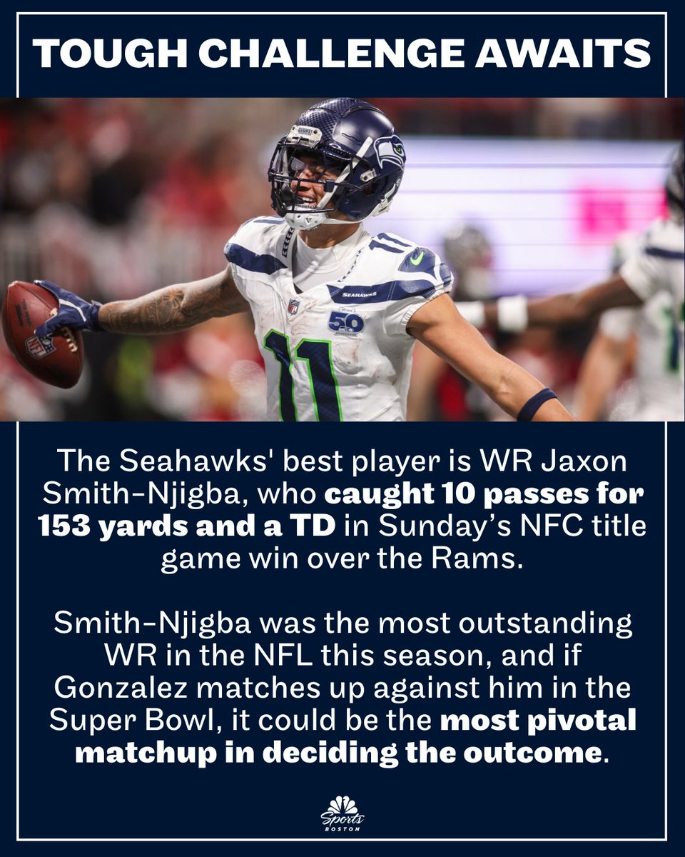 Christian Gonzalez is having a stellar playoff run for the Patriots 🔗 tinyurl.com/uh6csp5c