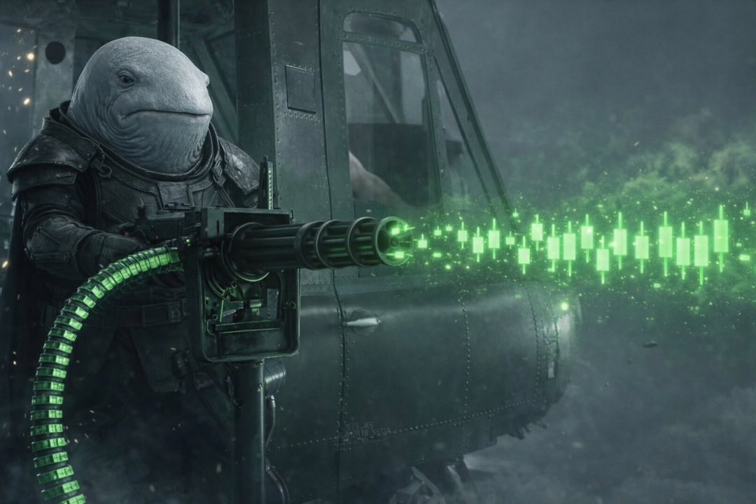 $WhiteWhale Community Giveaway! 🐋
Round 2: Run, WhiteWhale, Run!

Dropping 10 SOL total. 1 SOL each to 10 winners! (≈$120-$130+ each at current prices)

No need to hold $WhiteWhale to enter. Just show love for the whale! 🌊

To enter:
1. Follow <a href="/picwonAI/">picwon</a>
2. Repost/Quote this