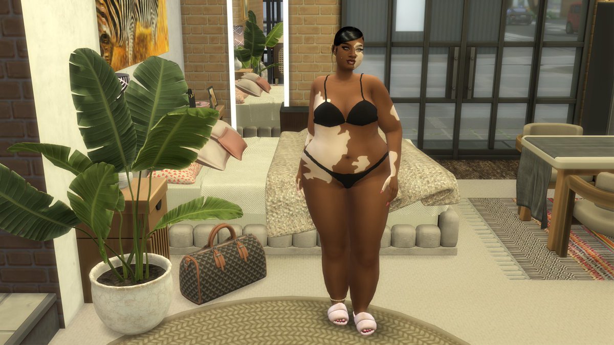 queenakilah's tweet image. working on a lipedema body preset. this is version 1, an early base with more refinement coming 🤍