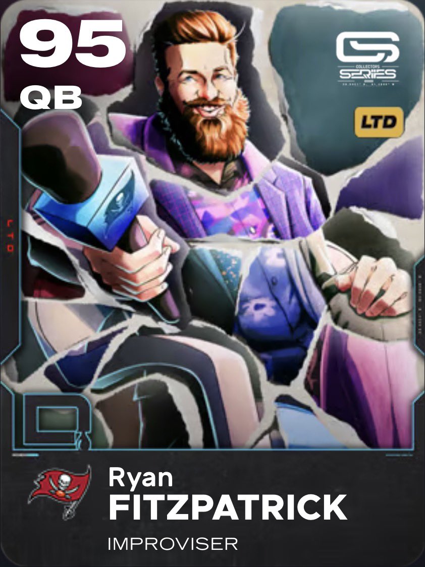 VFormationGG's tweet image. After Months Of Stale QB’s The NEW QB1 Is Here!

RYAN FITZMAGIC

The brand new Fitzmagic Has the BEST discounted AP bucket in the whole game right now!

- 5 AP GUNSLINGER 💪🏾

- 11 AP Master Tac 🧠

- 6 AP Conductor 🛞

- 8 AP SFL 💣

All this plus his theme team compatiblity…