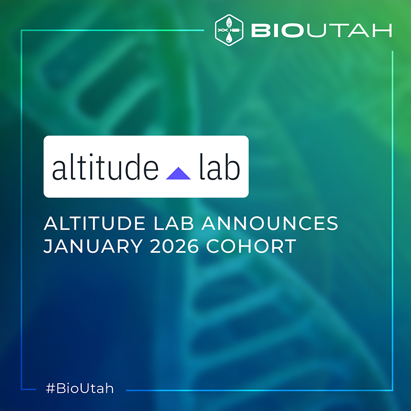 BioUtah's tweet photo. 🚀 Altitude Lab welcomes its January 2026 cohort! 👏 Congrats to the selected innovative companies! 👉 Find out who was selected:  https://t.co/CWufb0Lner 

#BioUtah #AltitudeLab #LifeSciences #HealthInnovation #StartupCohort https://t.co/rcf24HO0Fn