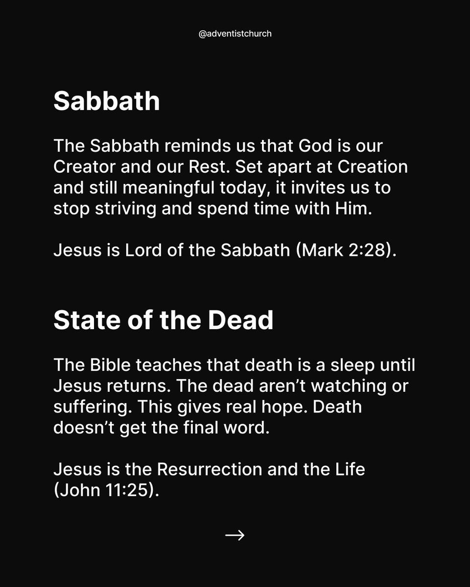 adventistchurch's tweet photo. If you’ve ever wondered what Adventists actually believe, this is a simple place to start.

The 5 S’s help explain our faith in a way that stays centered on Jesus, His work, His promises, and His return.

Share this post. https://t.co/QwExh0iUGH