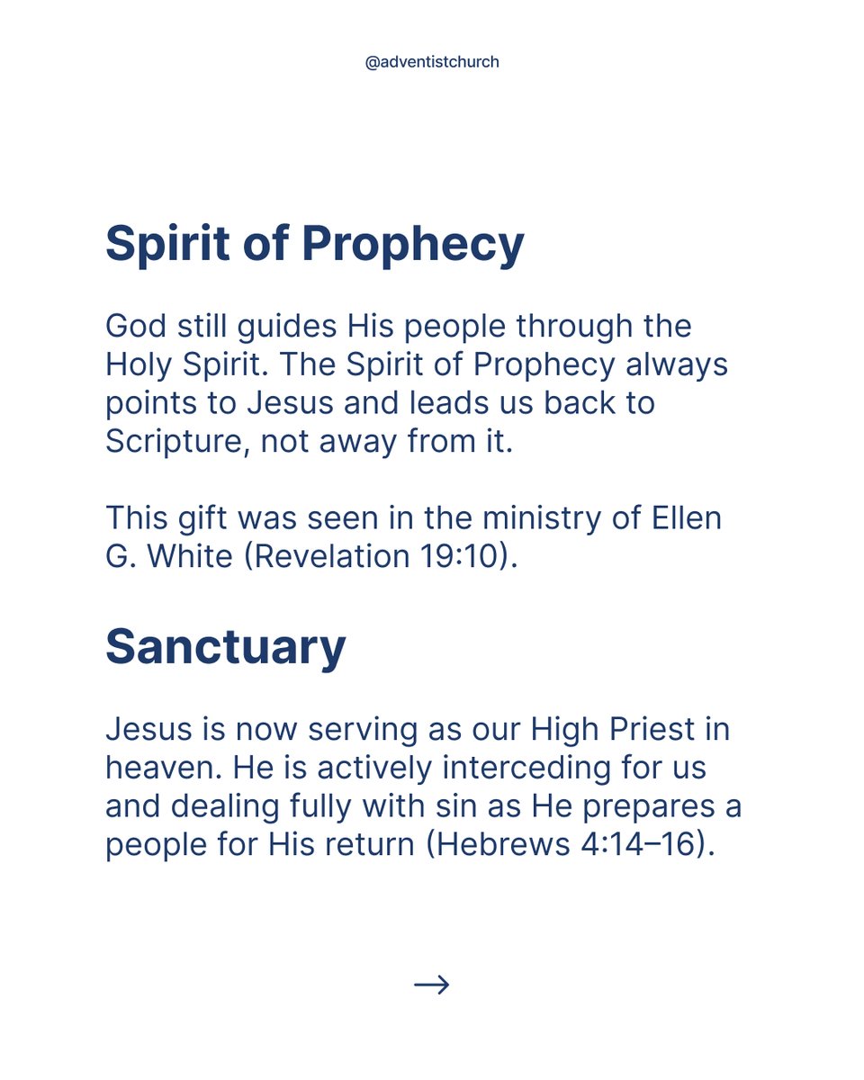 adventistchurch's tweet photo. If you’ve ever wondered what Adventists actually believe, this is a simple place to start.

The 5 S’s help explain our faith in a way that stays centered on Jesus, His work, His promises, and His return.

Share this post. https://t.co/QwExh0iUGH