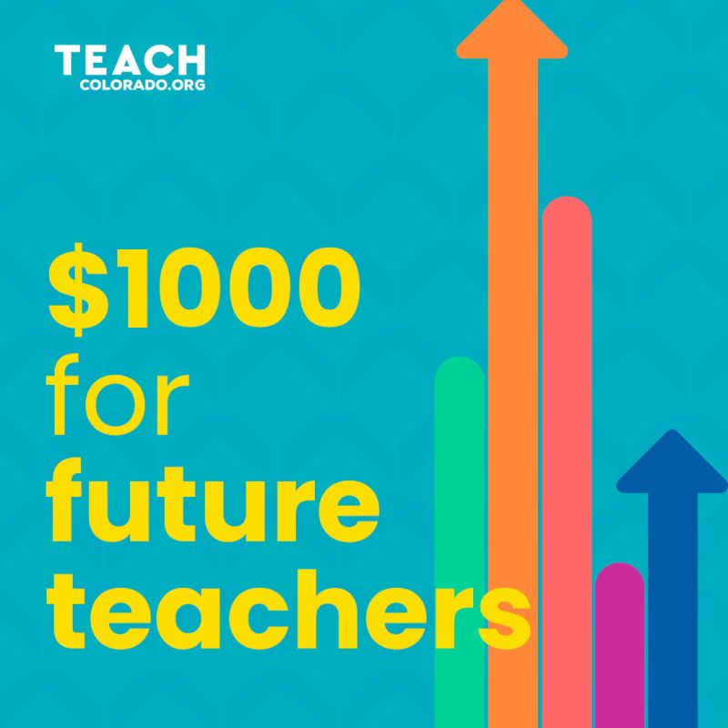 Aspiring educators: Consider a TEACH Colorado scholarship to support your teaching program costs. Learn more about the scholarship requirements and apply by January 31, 2026: colorado.teach.org/services/schol…