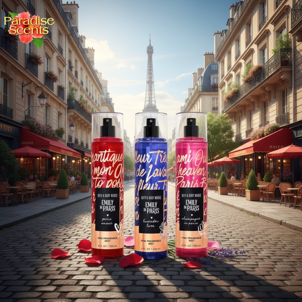 scentsbda's tweet photo. ✨ Emily In Paris Body Sprays — Now at Paradise Scents! ✨
Parisian glam 💄🗼 in every spray. Light, flirty &amp; irresistible 💖

🛍️ Paradise Scents
📍 43 St. John’s Rd, Pembroke, Bermuda
📞 441-734-6488

#Bermuda #ParadiseScents ✨ #ViralFragrance 🔥 #GlowUp 💫 #LuxuryVibes 💎 https://t.co/K03h9bePWv