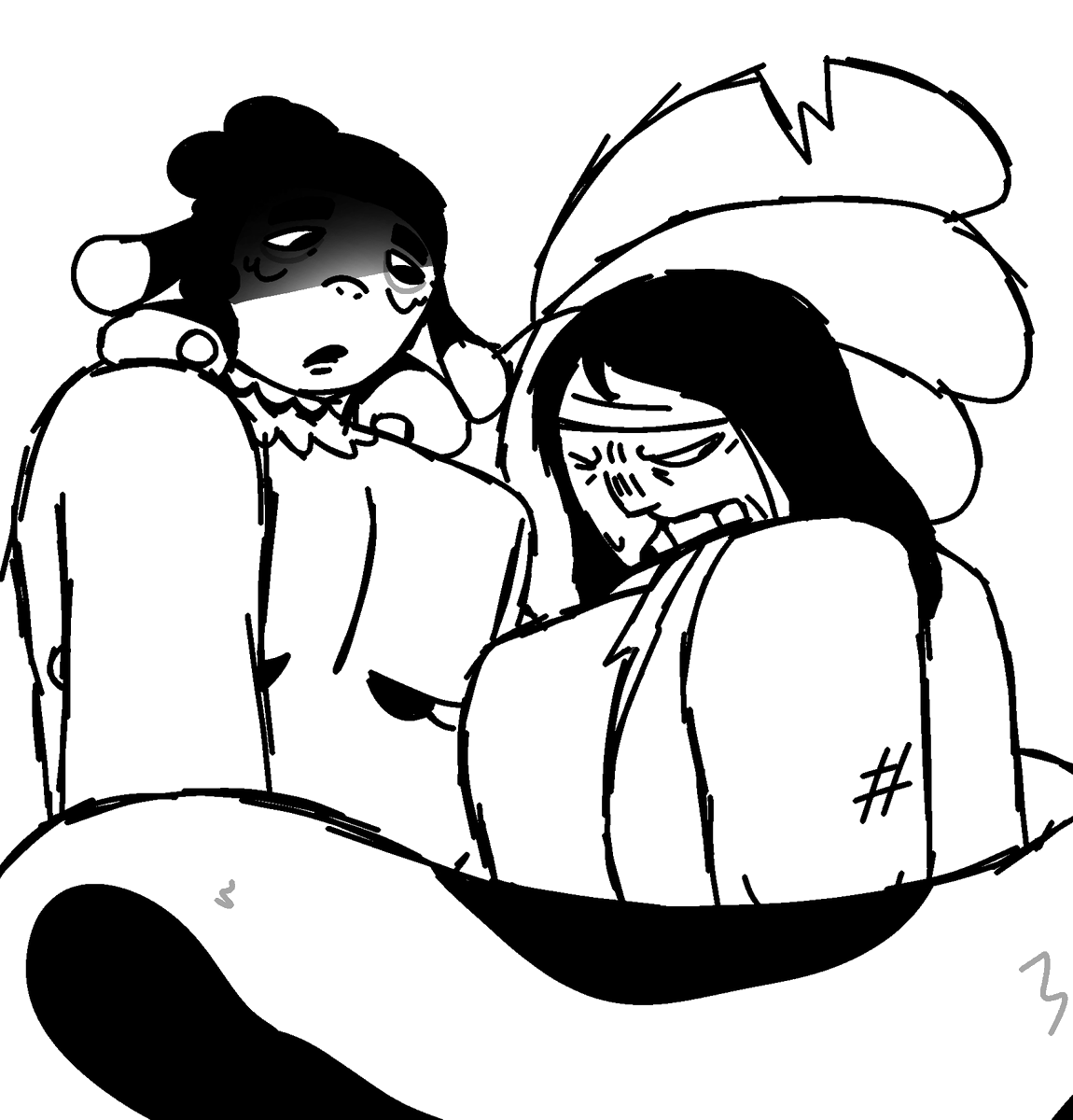 peanutisback's tweet photo. triton Luka and pirate Vigilante ok. mermaid AU. ok. I'm still learning how to draw Vigil.
#ninah #vigilcheer #triggerhappy https://t.co/66kpc9J9fp