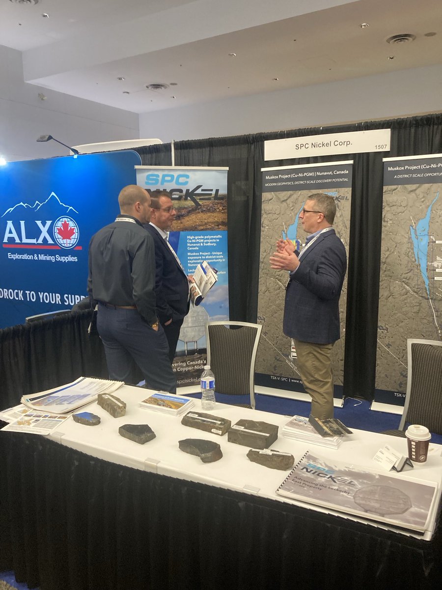 CorpSpc's tweet photo. Join $SPC.V’s CEO, Grant Mourre at #AMERoundup2026 to learn more about our Muskox Project in #Nunavut. We’re here today and tomorrow at Booth #1507! #nickel #copper https://t.co/DSqNIUXTgY