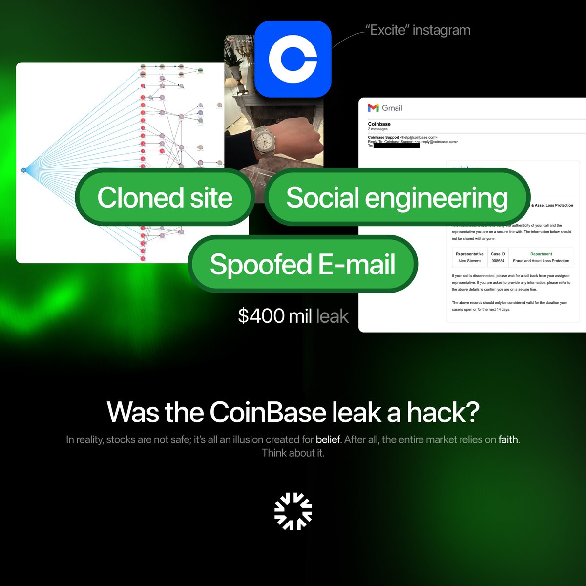 The $400M Coinbase breach wasn't a hack.

No code was exploited.
No smart contracts broken.
No zero-days used.

They bribed overseas support contractors.

That's it.

Employees with access were paid to hand over customer data.

Technical security: perfect.
Human security: zero.