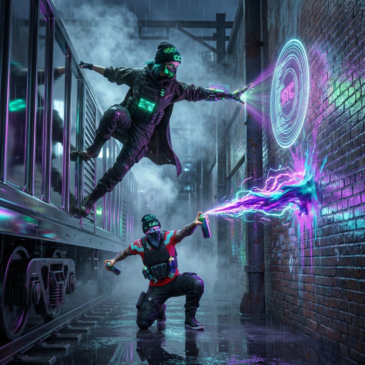 The digital world is bleeding into reality, and most people are looking the wrong way. 🦾

The "Spray The Chain" Mural Project is Phase 03: manifestation. We aren't just tagging the network; we're bringing  Phygital artifacts to the concrete.
 The code is no longer invisible.