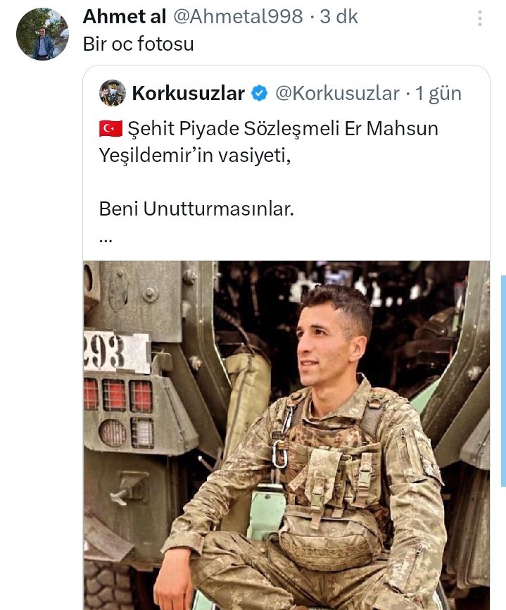 Aziz şehitlerimize küfreden bu it oğlu it hakkında işlem yapmayacak mısınız? 

<a href="/EmniyetGM/">Türk Polis Teşkilatı</a> ?