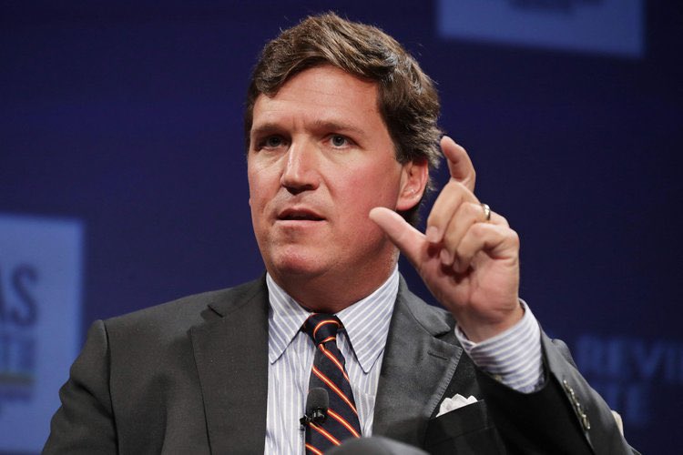 cryptorover's tweet image. BULLISH: 🇺🇸 Tucker Carlson says Bitcoin could replace the US dollar as the global reserve currency.
