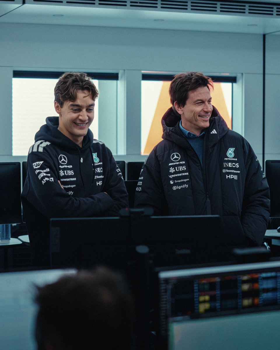 MercedesAMGPCF1's tweet image. Georgie is happy ❤️😉