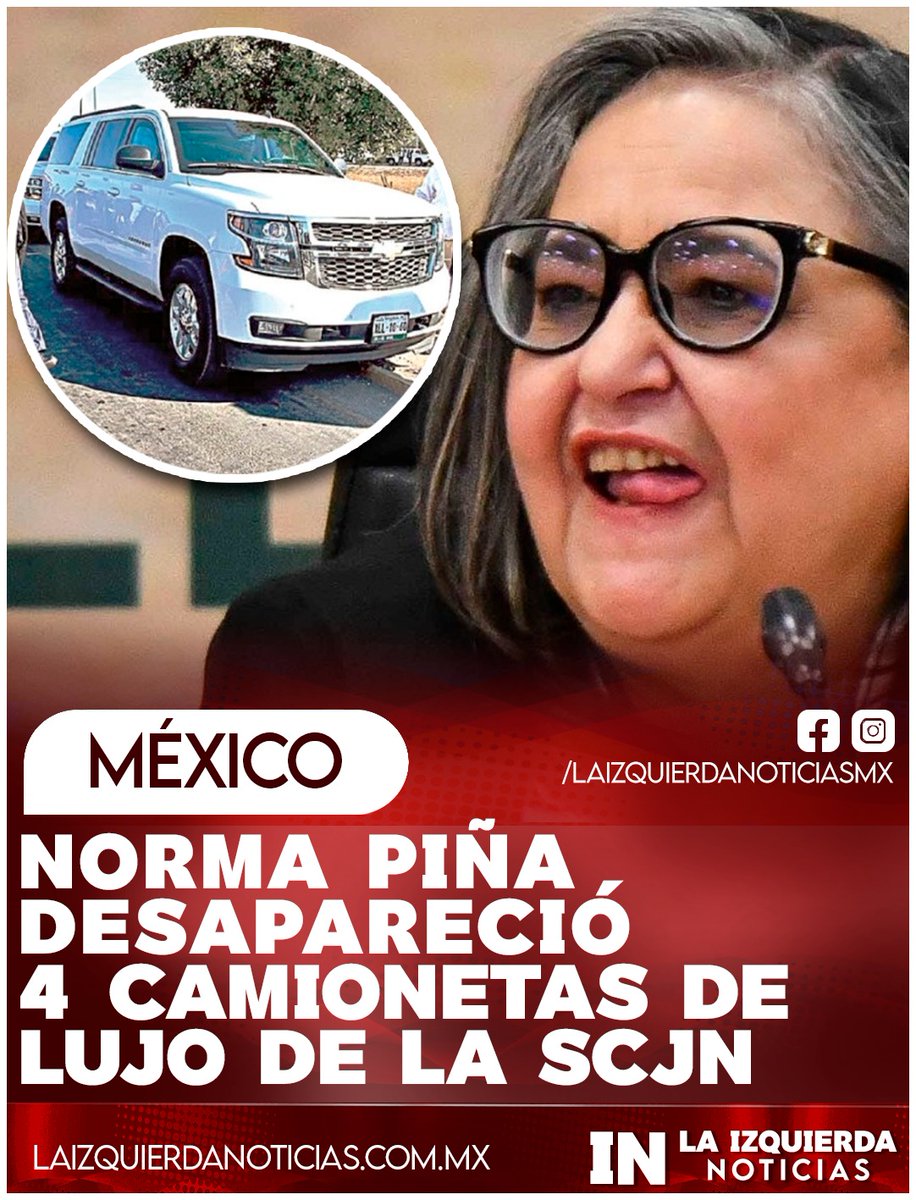 IzqNoticiasMx's tweet image. ¡LIMPIARON LA CORTE! El ministro Arístides Guerrero confirmó que los anteriores ministros encabezados por Norma Piña, no solo se llevaron obras de arte propiedad de la SCJN, sino que desaparecieron cuatro camionetas de lujo con valor superior a los 3 millones. !Rata inmunda!