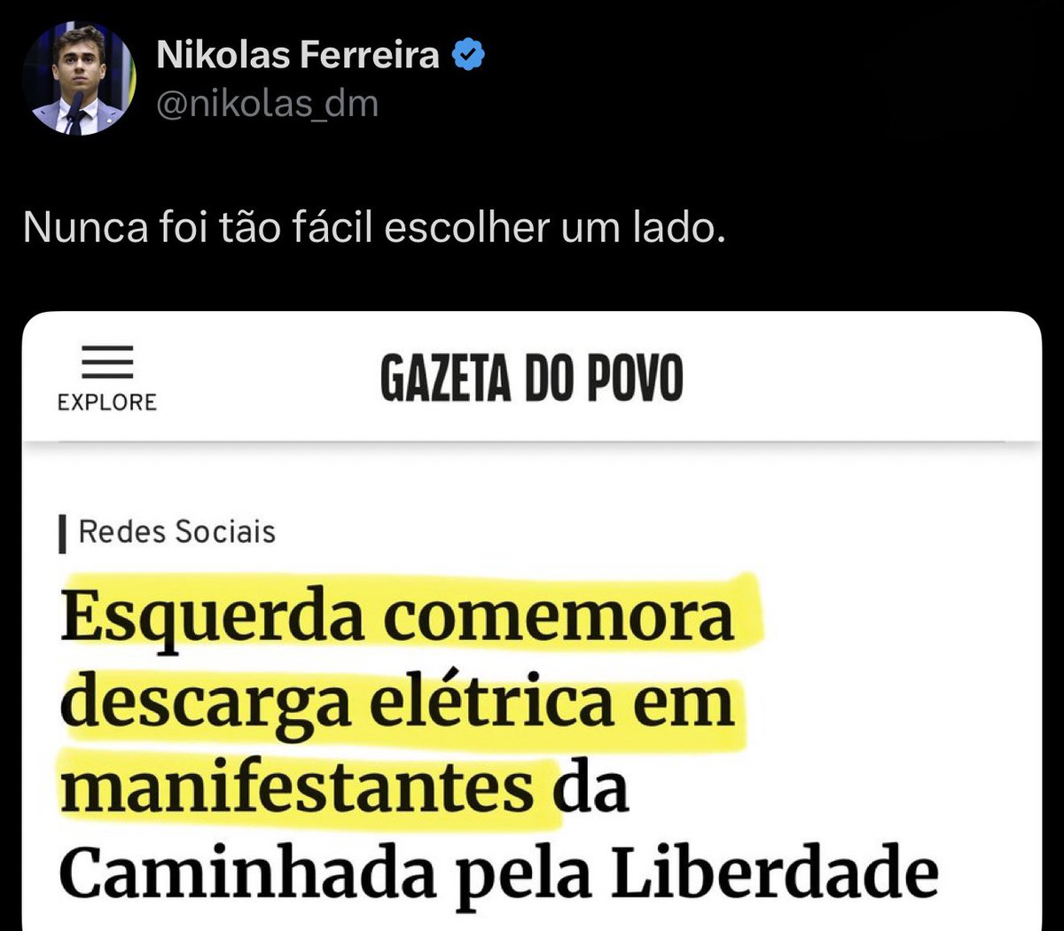 bemoreiradf's tweet image. “Pela memória do Coronel Carlos Alberto Brilhante Ustra”
“Eu não sou coveiro taokey?”
“Vão ficar de mimimi até quando?”

🐂⚡️