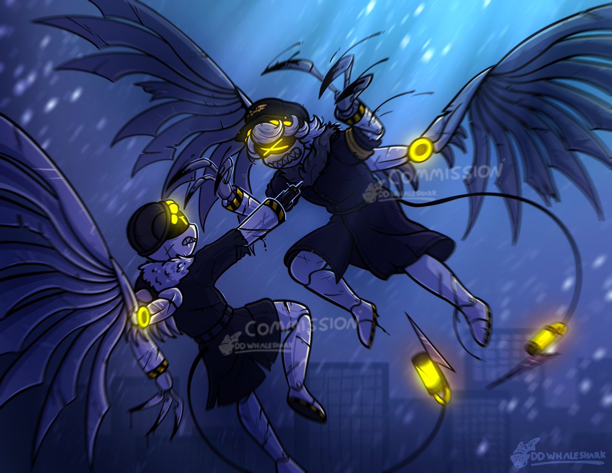 Oc fighting N [C0mmish] 
#MurderDrones #MurderDronesN