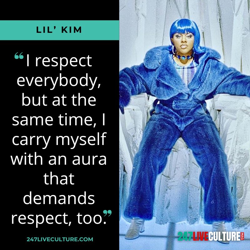 247LC's tweet image. Respect yourself first and the world will follow suit 💫

#lilkim #hiphop #quotes #lifequotes #quotestoliveby