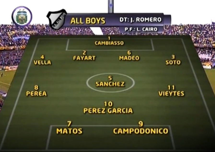 Formación All Boys, Promoción 2010.