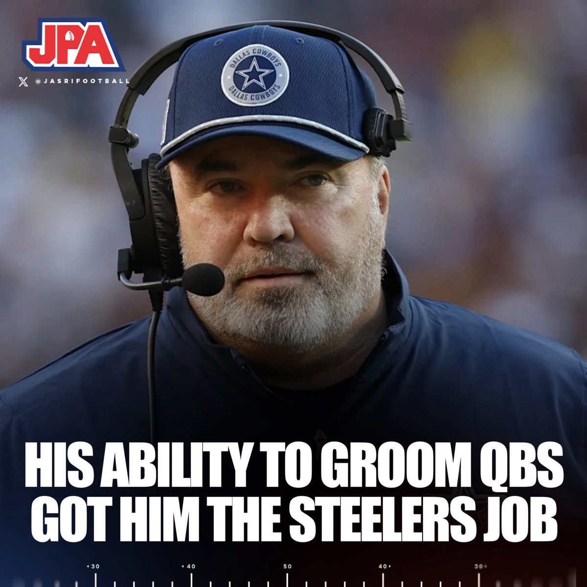 jasrifootball's tweet image. 𝗥𝗘𝗣𝗢𝗥𝗧: Brian Flores was a finalist for the Steelers gig, but Mike McCarthy’s specialization with “Grooming quarterbacks” was what sold the Steelers into giving him the job, per @AdamSchefter