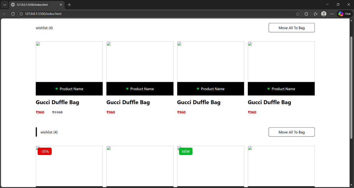 MjahdAhmd79851's tweet image. الحمد لله
جزء من التاسك الخاص بيا ضمن منحة رواد مصر الرقمية (DEPI) 
تنفيذ Product / Wishlist UI باستخدام
HTML – Tailwind CSS – JS
وشغالين بنظام Agile على Jira
Before / After
خطوة جديدة في طريق التعلم 
#رواد_مصر_الرقمية #DEPI #Frontend #TailwindCSS #Jira