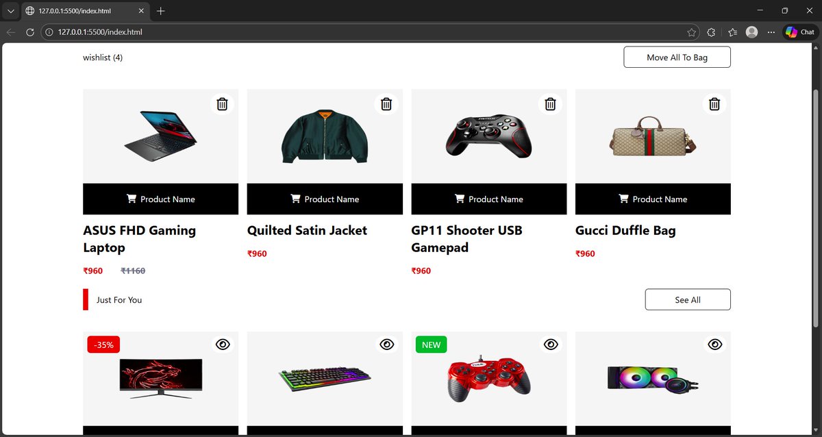 MjahdAhmd79851's tweet image. الحمد لله
جزء من التاسك الخاص بيا ضمن منحة رواد مصر الرقمية (DEPI) 
تنفيذ Product / Wishlist UI باستخدام
HTML – Tailwind CSS – JS
وشغالين بنظام Agile على Jira
Before / After
خطوة جديدة في طريق التعلم 
#رواد_مصر_الرقمية #DEPI #Frontend #TailwindCSS #Jira