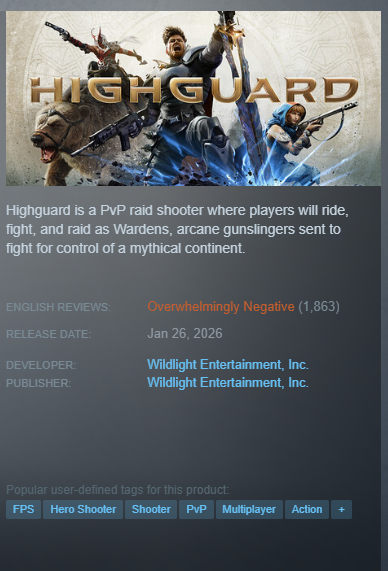 Should I give Highguard shot?