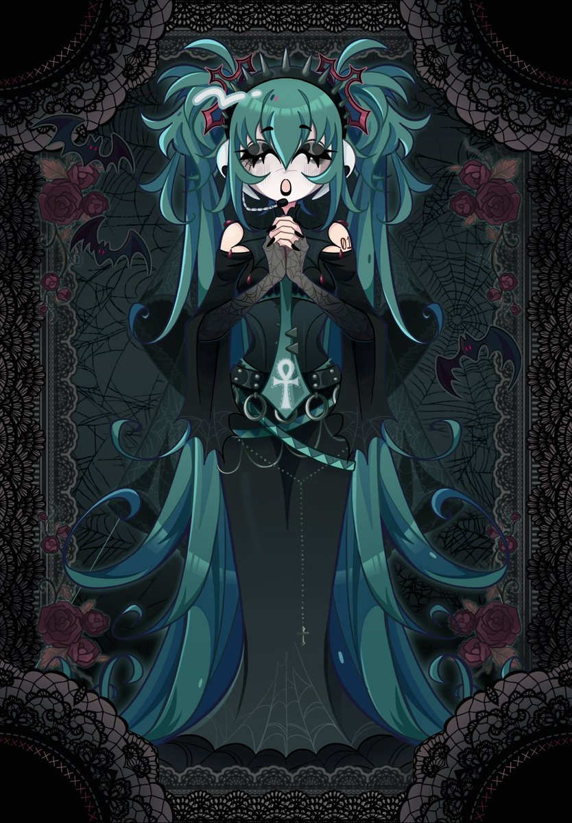 ⛓️💀 MIKU OF MERCY 💀⛓️
#初音ミク