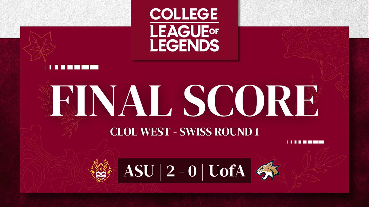 ASULeague's tweet photo. Bear has been downed.

#ForksUp | #ASUWIN | #ASUVarsity https://t.co/ns53Jb4dAB