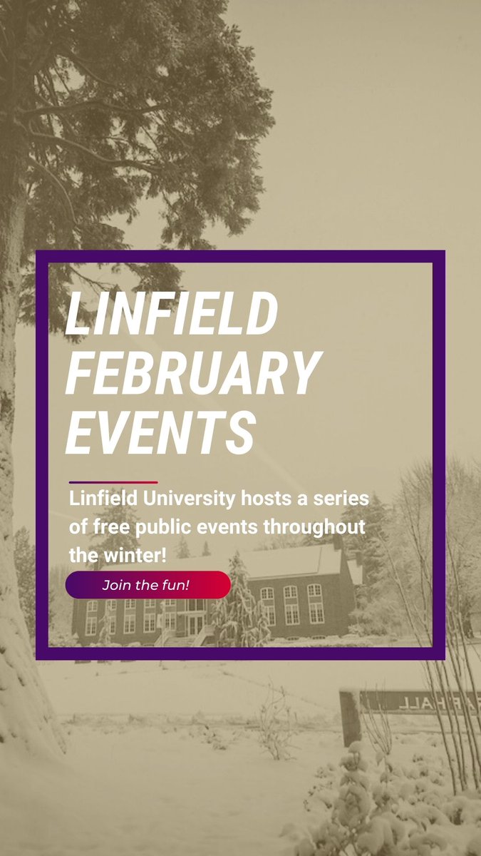 Linfield University tweet media